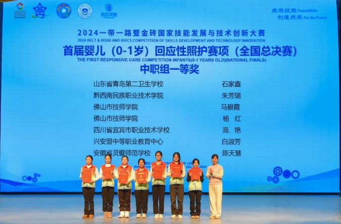 中职组一等奖。兴安职业技术学院供图