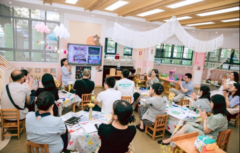 “渐进式陪伴周”家园活动。园方供图