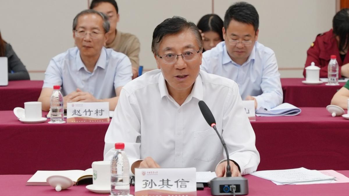 中國工程院院士、中國農業大學校長孫其信。校方供圖